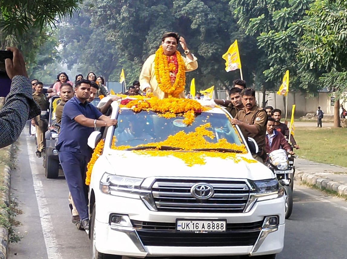 Uttrakhand sthapana diwas: उत्तराखंड स्थापना दिवस के मौके पर खानपुर विधायक की विशाल रैली, उमड़ा जनसैलाब