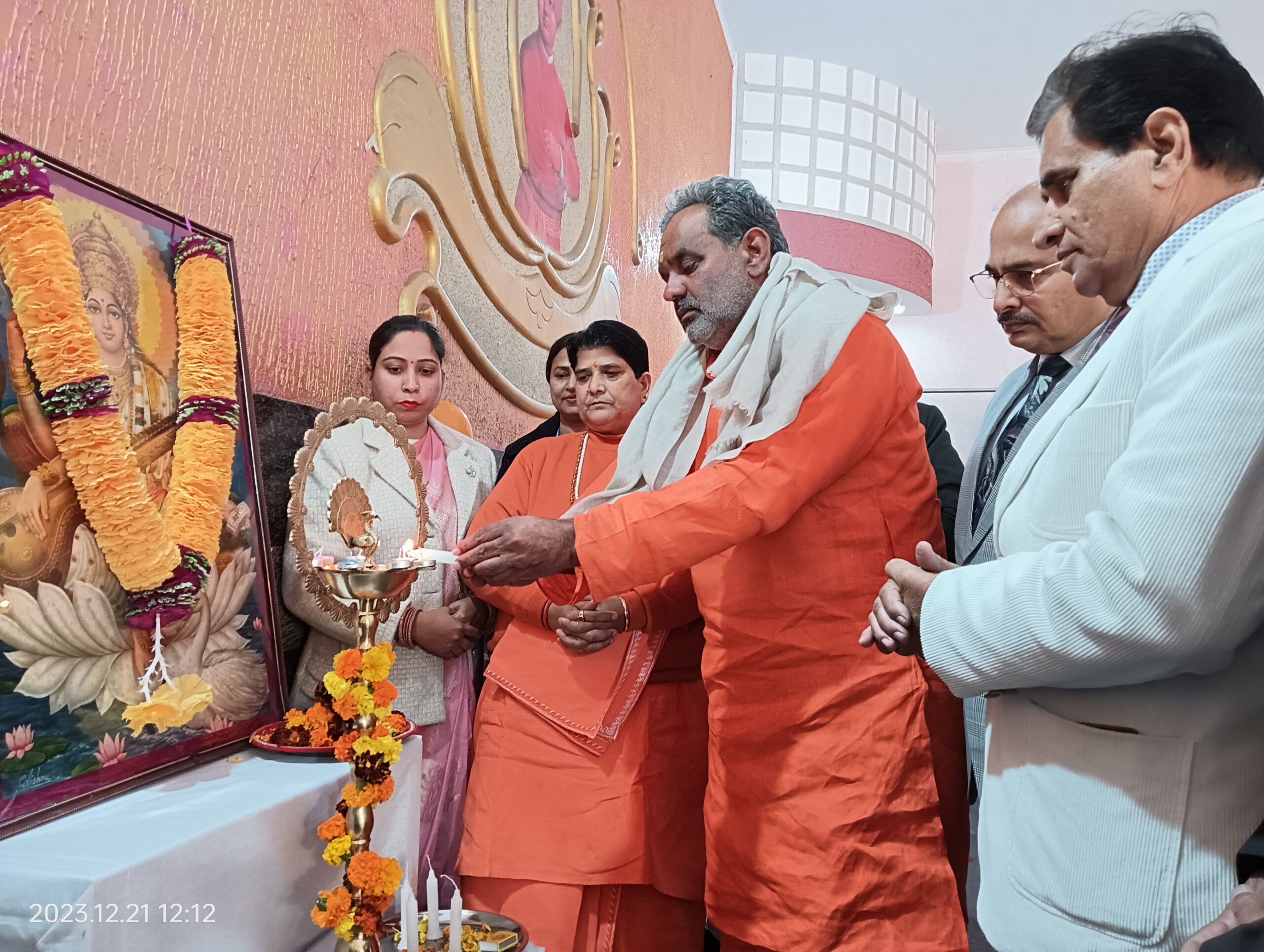 केवल कन्या पाठशाला इंटर कॉलेज में मनाया गया मां सरस्वती स्थापना दिवस का वार्षिक उत्सव