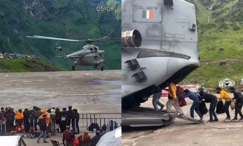 Rudraprayag: MI-17 हेलीकॉप्टर ने 78 यात्रियों को बचाया, 13 लोग गंभीर रूप से बीमार