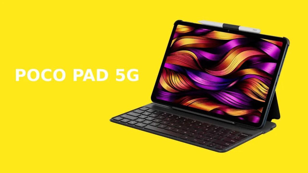 POCO Pad 5G: POCO ने लॉन्च किया सस्ता 5G टैबलेट, 10,000mAh बैटरी और बेहतरीन फीचर्स के साथ POCO Pad 5G: POCO ने लॉन्च किया सस्ता 5G टैबलेट, 10,000mAh बैटरी और बेहतरीन फीचर्स के साथ