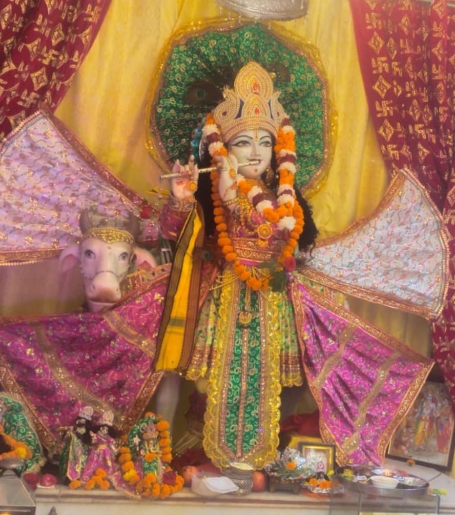 Janmashtami: नगर व देहात क्षेत्र में हर्षउल्लास व धूमधाम के साथ मनाया गया श्री कृष्ण जन्माष्टमी पर्व, मंदिरों के बाहर लगी रही भक्तों की लंबी-लंबी कतार Janmashtami: नगर व देहात क्षेत्र में हर्षउल्लास व धूमधाम के साथ मनाया गया श्री कृष्ण जन्माष्टमी पर्व, मंदिरों के बाहर लगी रही भक्तों की लंबी-लंबी कतार