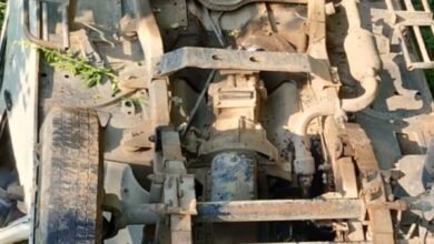Accident: 50 मीटर नीचे खेतों में पलटी शिक्षा विभाग के अध्यापक एवं कर्मचारी से भरी मैक्स, चालक सहित 11 घायल