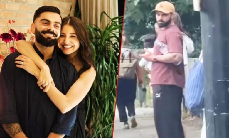 Anushka-Virat seen in London: लंदन की सड़कों पर नजर आए अनुष्का-विराट, गोद में बेबी अकाय, वीडियो हुआ वायरल