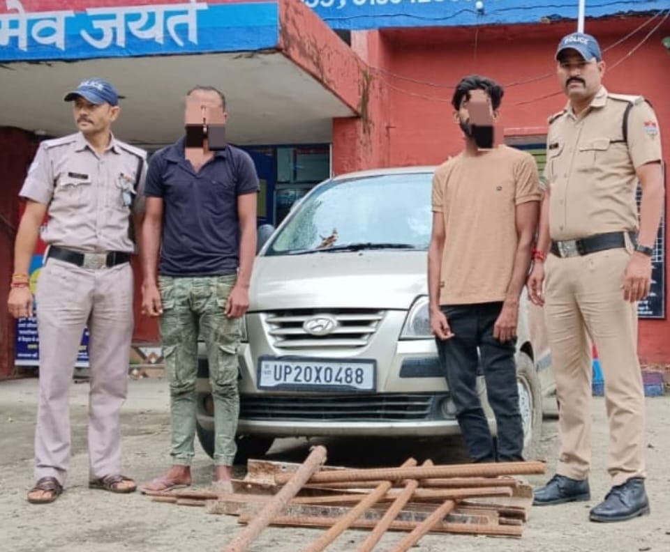 Haridwar: थाना श्यामपुर पुलिस को मिली सफलता, दो शातिर चोरों के साथ चोरी का शत प्रतिशत माल किया बरामद