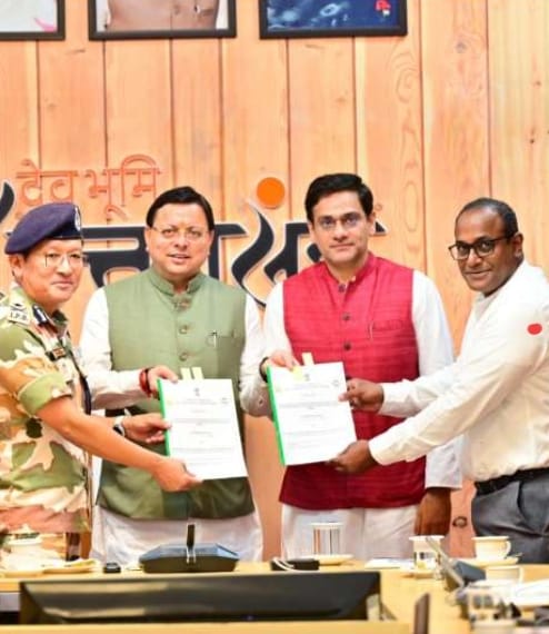 Dehradun: राज्य के स्थानीय उत्पादों की आपूर्ति के लिए उत्तराखण्ड सरकार और आईटीबीपी के बीच हुआ एमओयू