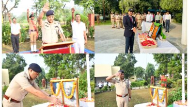 Haridwar: दो महापुरुषों की जयंती पर एसएसपी द्वारा की गई पुष्पांजलि अर्पित