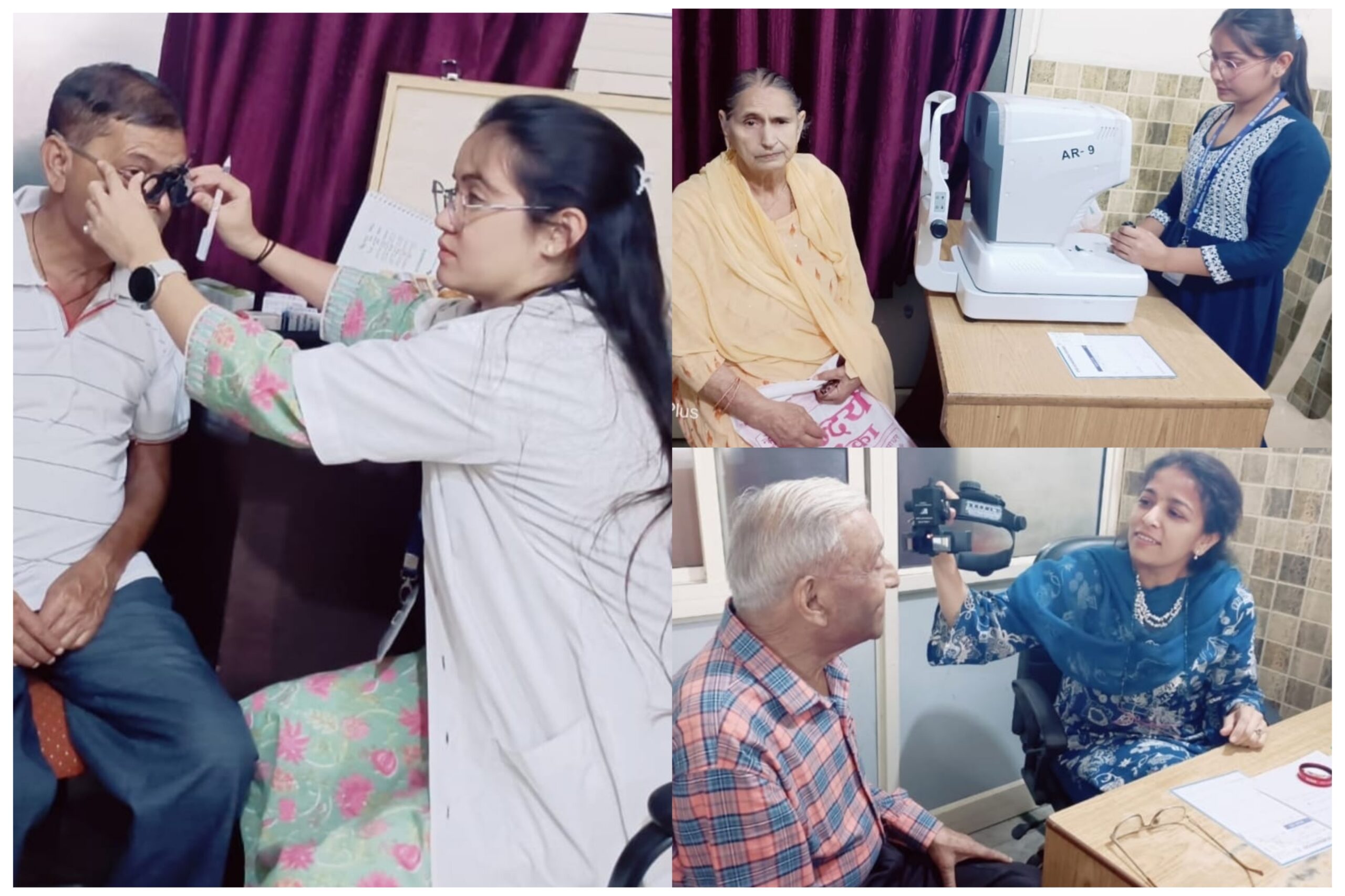 Roorkee: एएसजी अस्पताल की ओर नेत्र जांच शिविर का आयोजन, 100 से अधिक मरीजों की की गई जांच