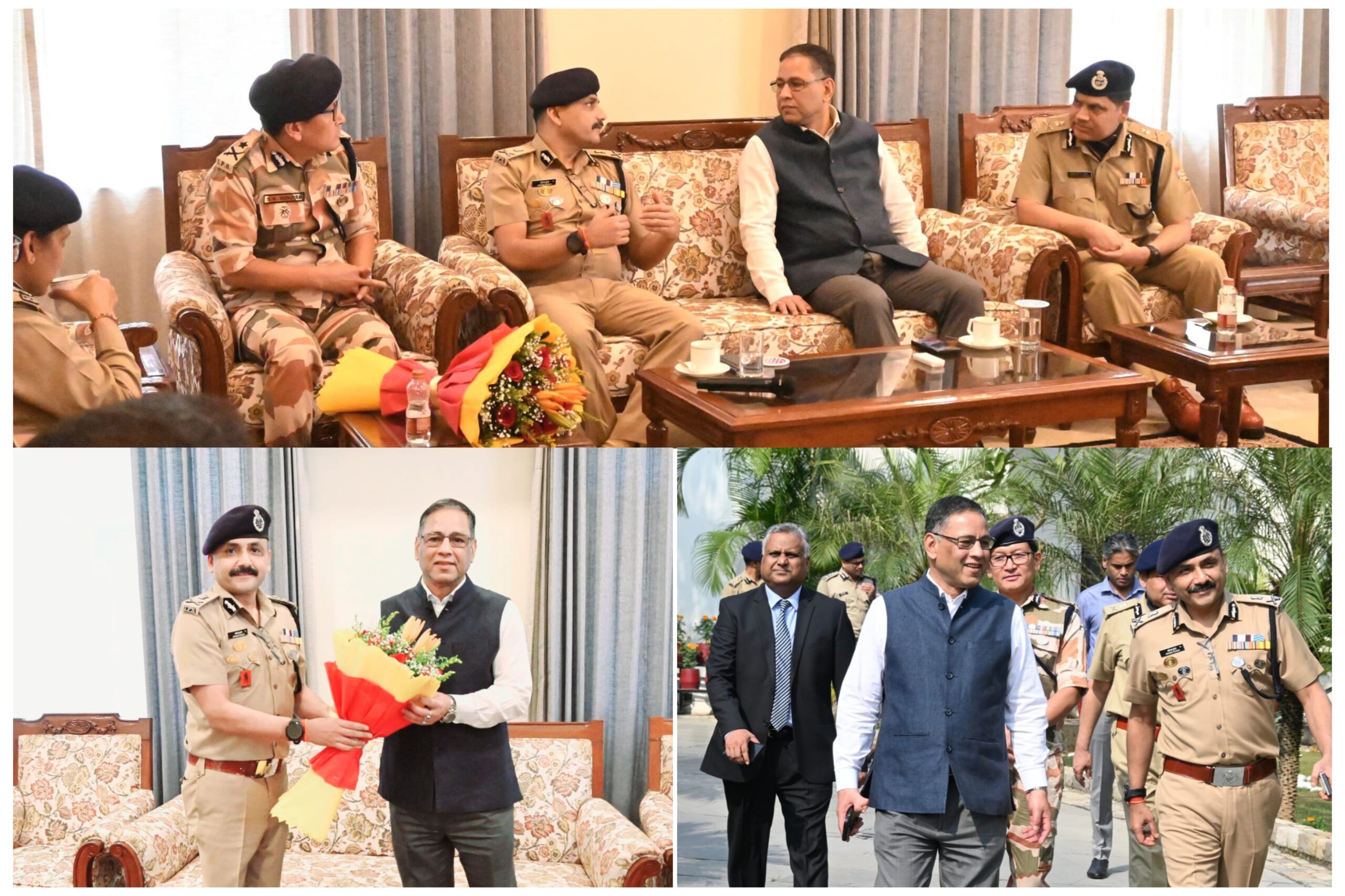 Dehradun: आईबी निदेशक तपन कुमार डेका से डीजीपी के नेतृत्व में वरिष्ठ पुलिस अधिकारियों की भेंटवार्ता