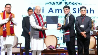 Dehradun: केन्द्रीय गृह मंत्री अमित शाह ने मसूरी एलबीएसएनएए के दीक्षांत समारोह मे बतौर मुख्य अतिथि किया प्रतिभाग़