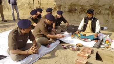 Haridwar: थाना बहादराबाद भूमि पूजन करने पहुंचे एसएसपी प्रमेन्द्र सिंह, मंत्रोच्चार के साथ हुआ शिलान्यास,