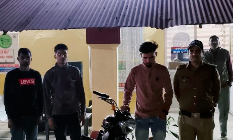 Roorkee: 3 नशेड़ी बाराती पहुंचे हवालात, आतिशबाजी के नाम पर बुलेट से फोड़े जा रहे थे पटाखे
