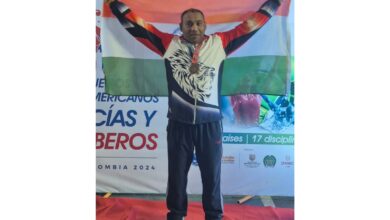 Uttarakhand: ऊधमसिंह नगर में तैनात पुलिस ऑफिसर मुकेश पॉल ने लैटिन अमेरिकन गेम्स 2024 में वेट लिफ्टिंग में स्वर्ण पदक जीतकर  उत्तराखंड पुलिस का बढ़ाया मान