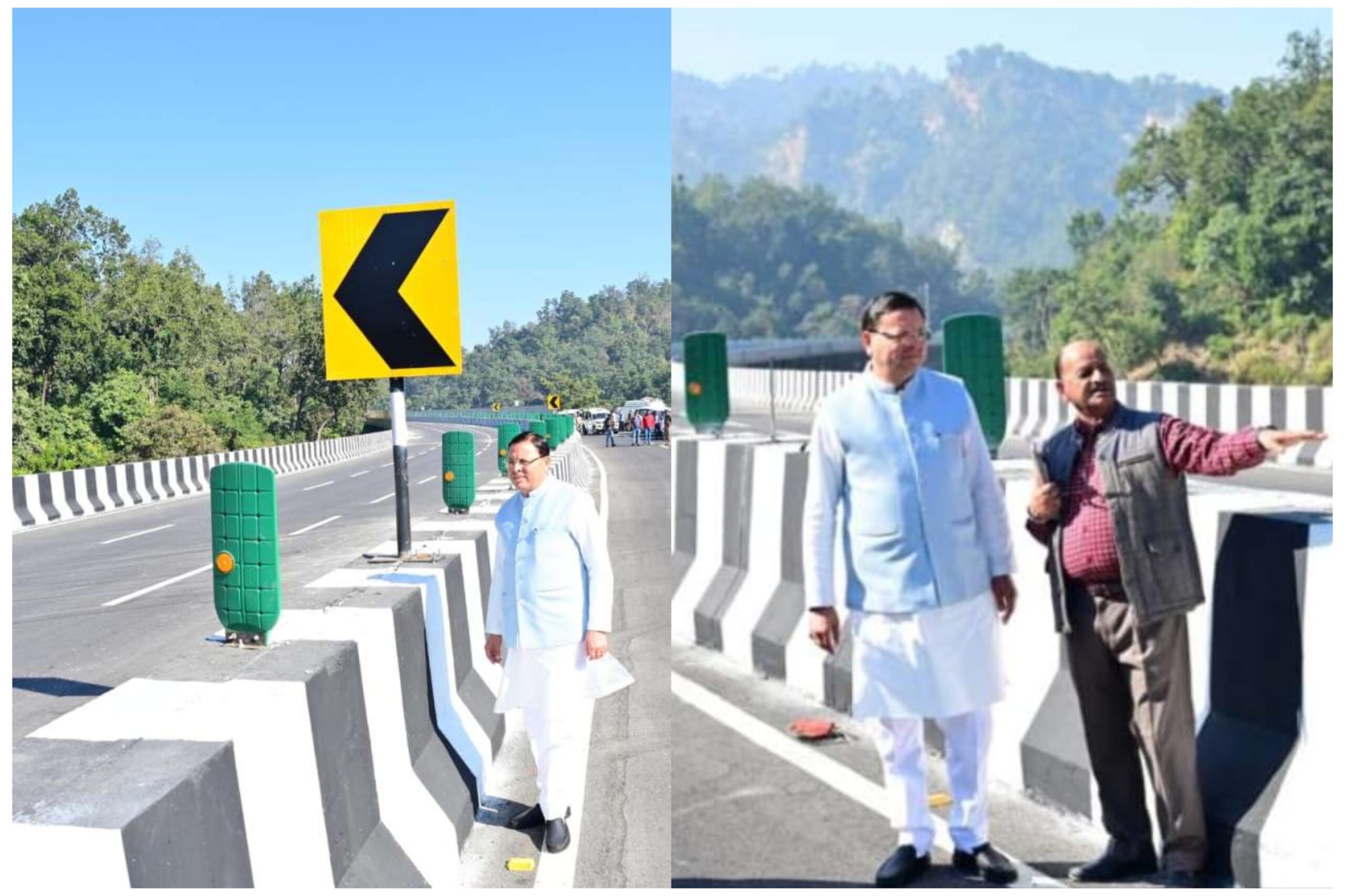 Dehradun: दिल्ली-देहरादून एक्सप्रेस वे का सीएम धामी ने किया निरीक्षण Dehradun: दिल्ली-देहरादून एक्सप्रेस वे का सीएम धामी ने किया निरीक्षण