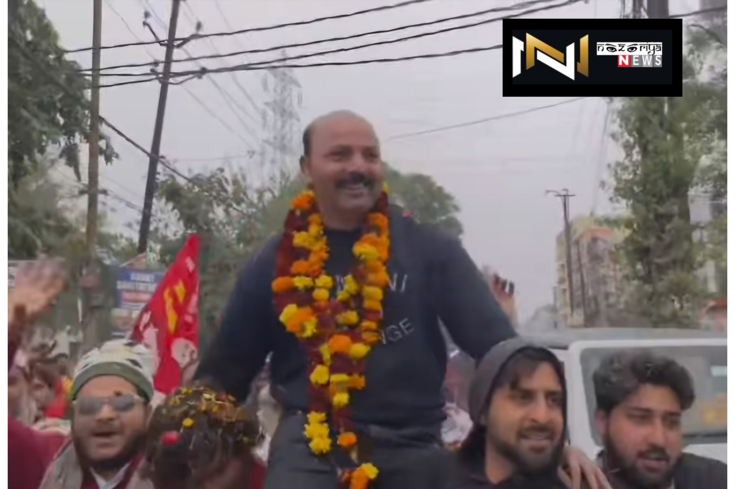 रामपुर नगर पंचायत: जुल्फिकार ने जन सैलाब के साथ किया नामांकन, बोले मौका मिला तो बदल दूंगा क्षेत्र का नक्शा