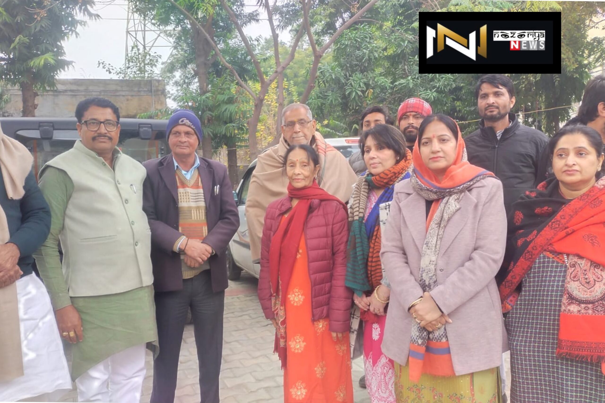 Nikay chunav: कांग्रेस प्रत्याशी किरण चौधरी ने झबरेड़ा नगर पंचायत से अध्यक्ष पद के लिए किया नामांकन