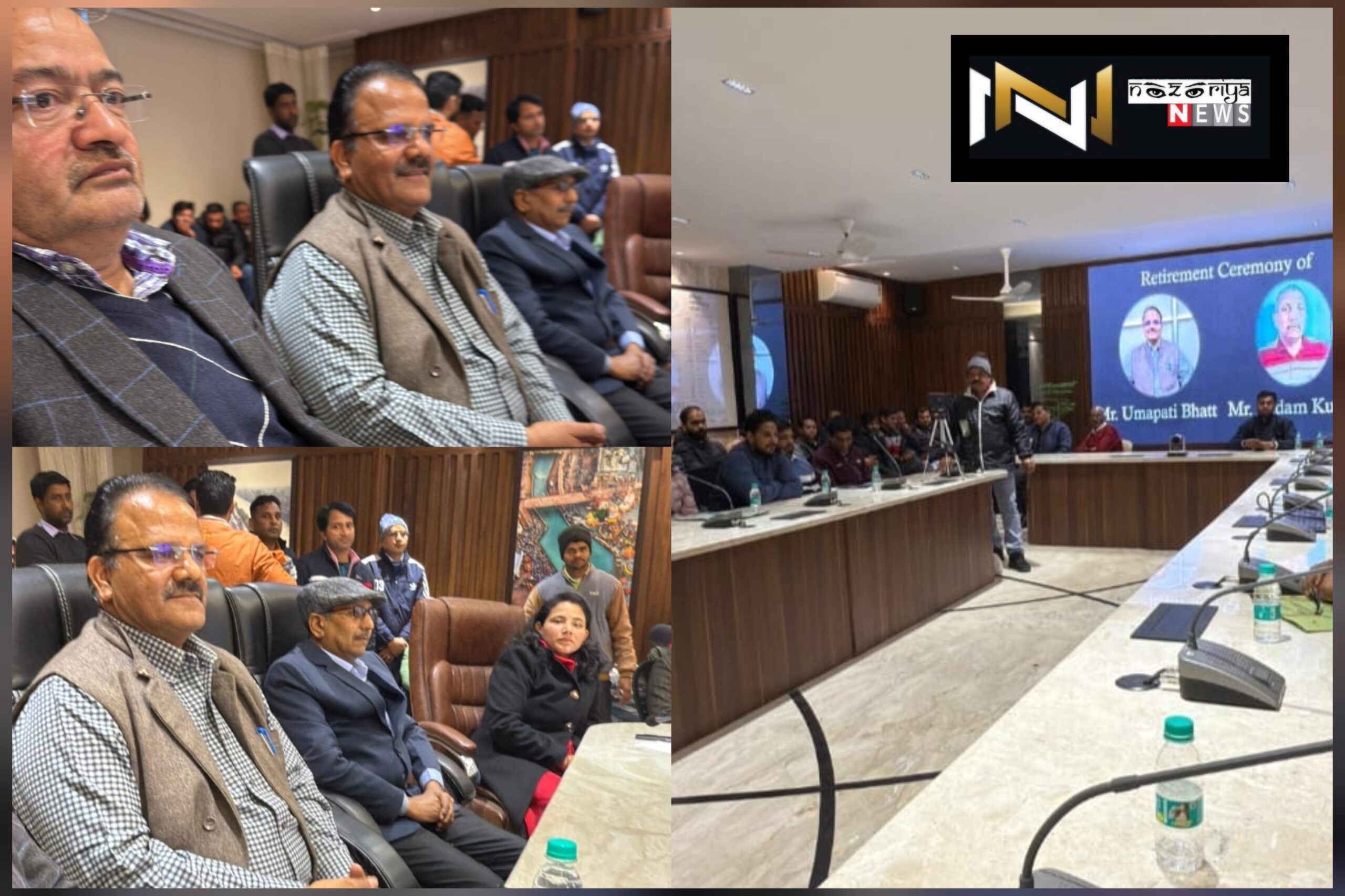 Haridwar: एचआरडीए के सहायक अभियंता उमापति भट्ट  तथा पदम कुमार अनुसेवक के सेवानिवृत्ति पर विदाई समारोह का आयोजन