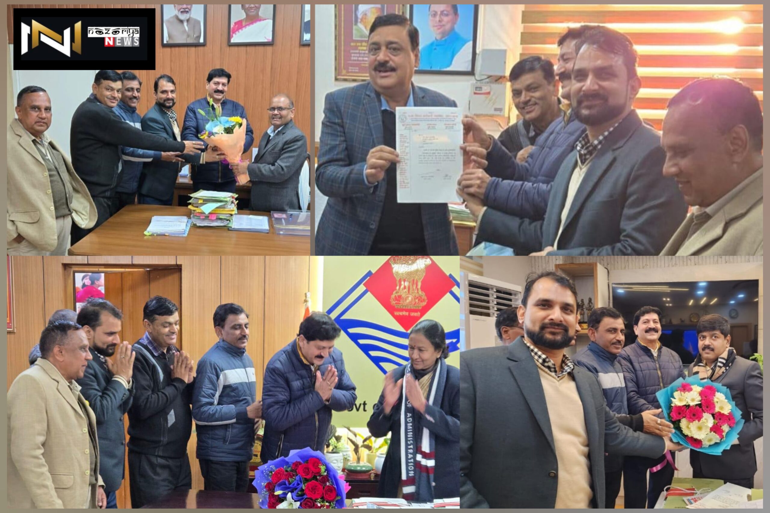 Dehradun: महासंघ के पदाधिकारियों का प्रतिनिधि मंडल पहुचा सचिवालय, अधिकारियों को दी नववर्ष की बधाई