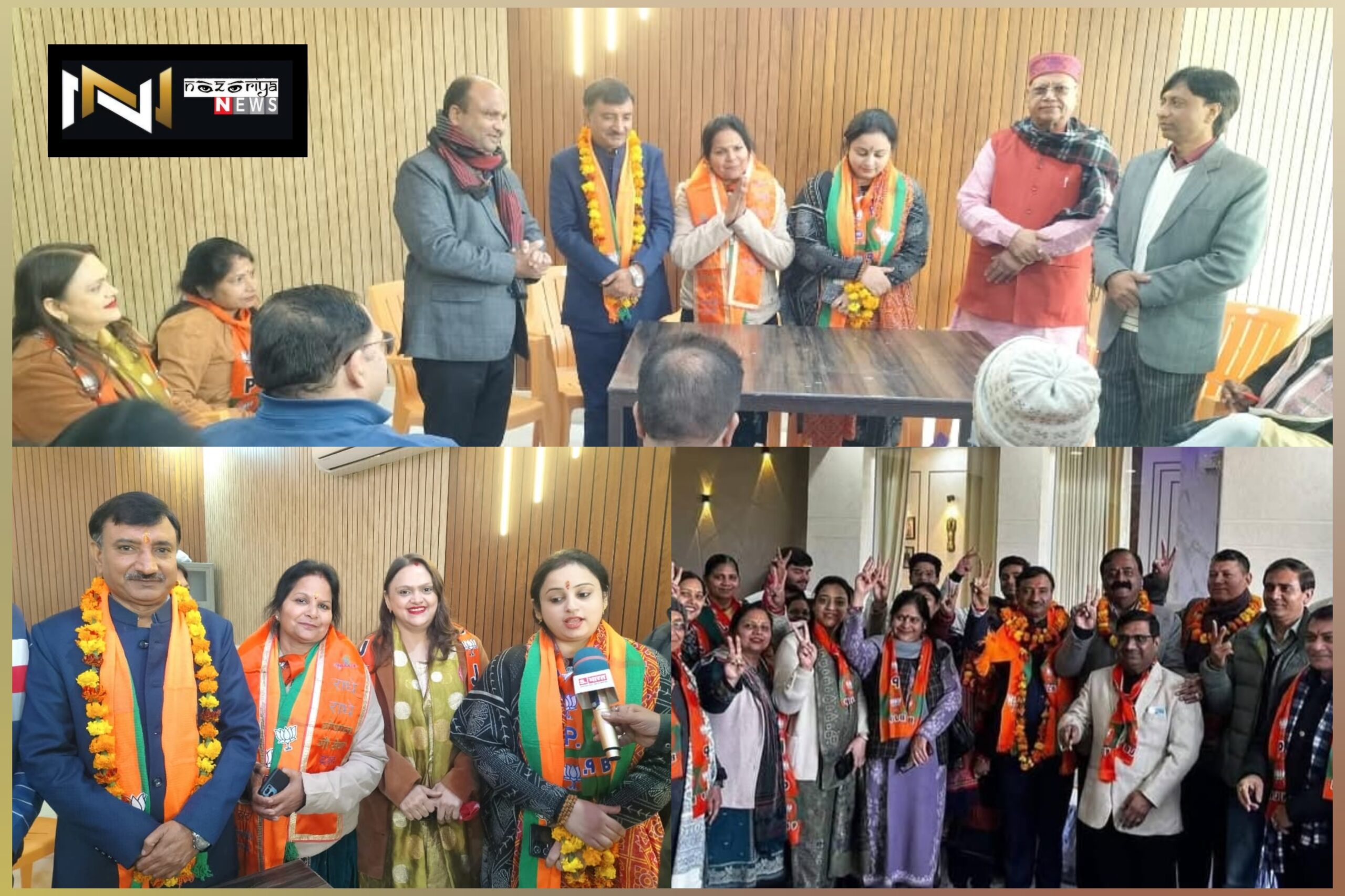 Roorkee: नगर निगम से भाजपा मेयर प्रत्याशी अनीता अग्रवाल ने गौशाला में गौ पूजन के साथ किया चुनाव प्रचार की शुभारंभ