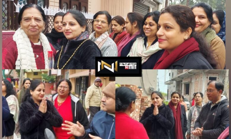 Roorkee: कांग्रेस प्रत्याशी पूजा गुप्ता ने नगर निगम क्षेत्र के अनेक वार्डों में किया जनसंपर्क, मांगे वोट Roorkee: कांग्रेस प्रत्याशी पूजा गुप्ता ने नगर निगम क्षेत्र के अनेक वार्डों में किया जनसंपर्क, मांगे वोट