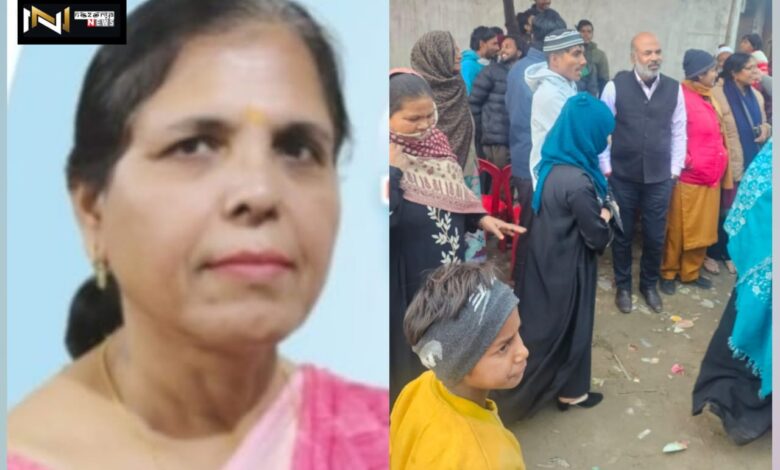 Roorkee: नगर निगम सीट से बसपा प्रत्याशी सत्यवती वर्मा ने किया ताबड़तोड़ जनसंपर्क, मांगे वोट Roorkee: नगर निगम सीट से बसपा प्रत्याशी सत्यवती वर्मा ने किया ताबड़तोड़ जनसंपर्क, मांगे वोट