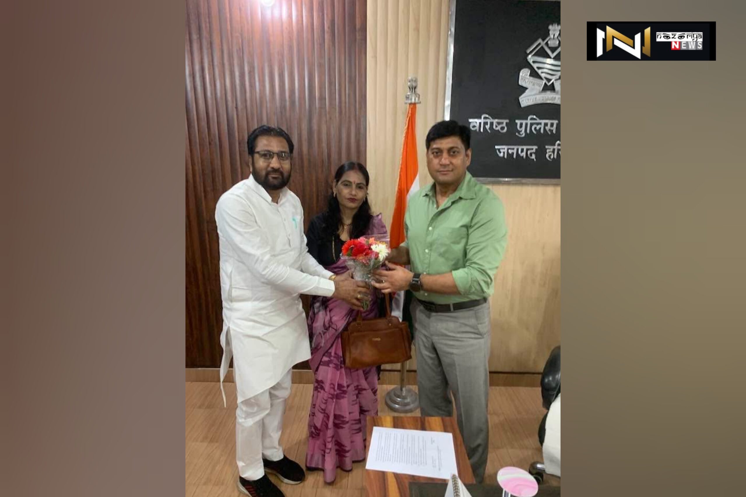 Haridwar: पूर्व जिला पंचायत अध्यक्ष बरखा ने पति संग की एसएसपी डोभाल से मुलाकात