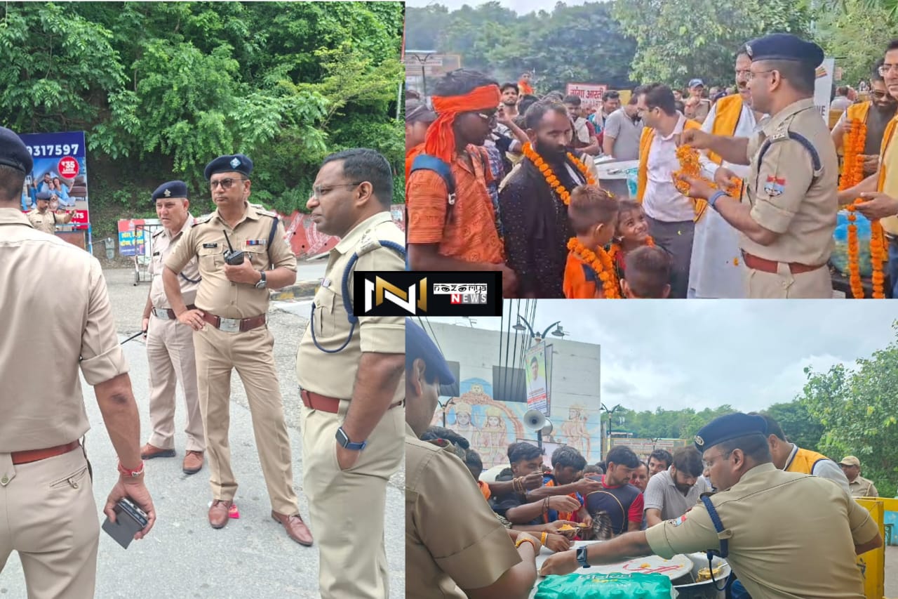 Uttarakhand: कांवड़ियों के लिए समर्पित, खाकी में इंसान, माला पहनाकर एसएसपी  ने शिव भक्त कांवड़ियों का किया स्वागत, वितरित किया प्रसाद