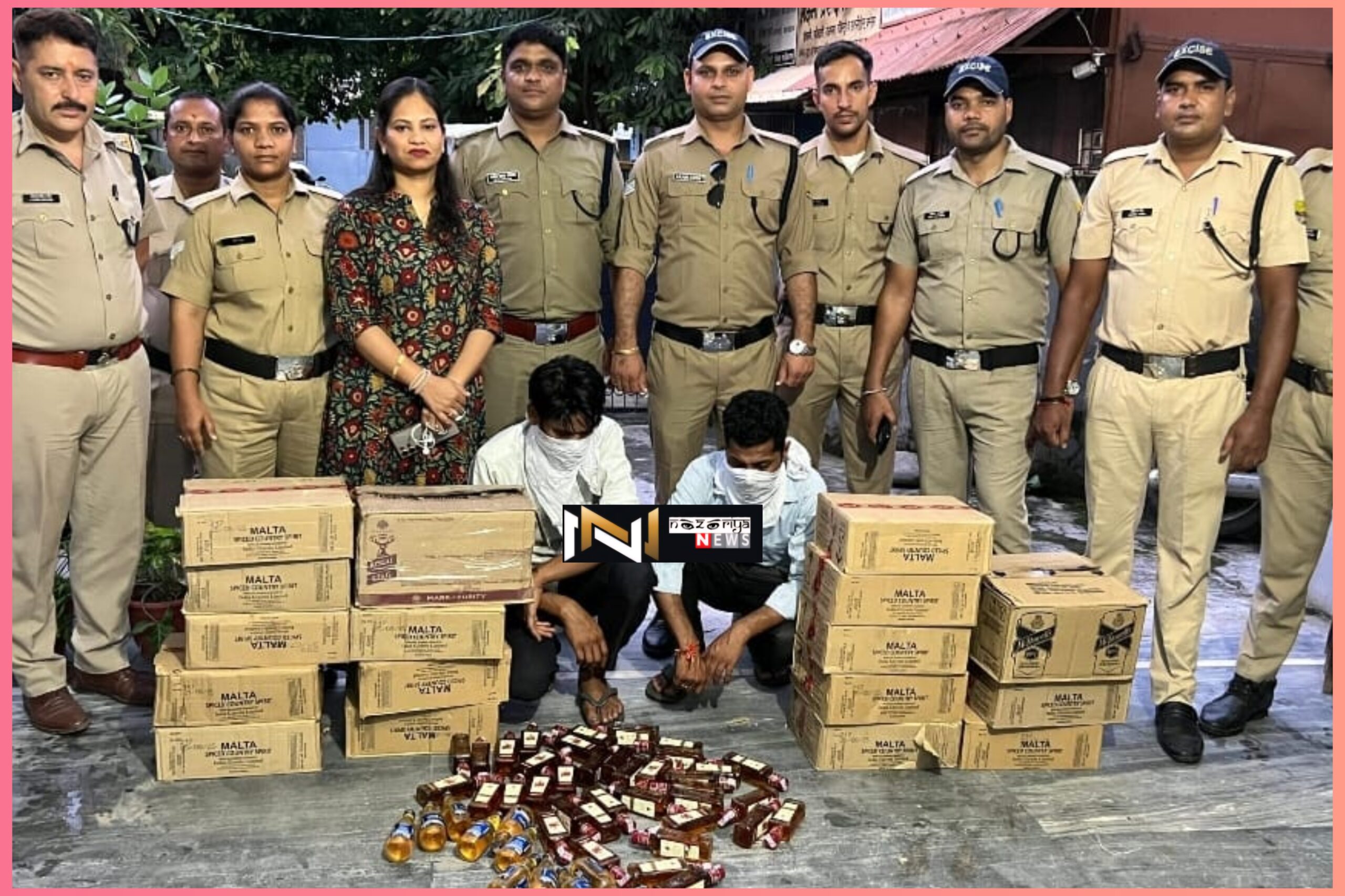 Dehradun: आबकारी विभाग की बड़ी कार्रवाई,  15 पेटी देशी शराब और 3 पेटी अंग्रेजी शराब के साथ दो गिरफ्तार