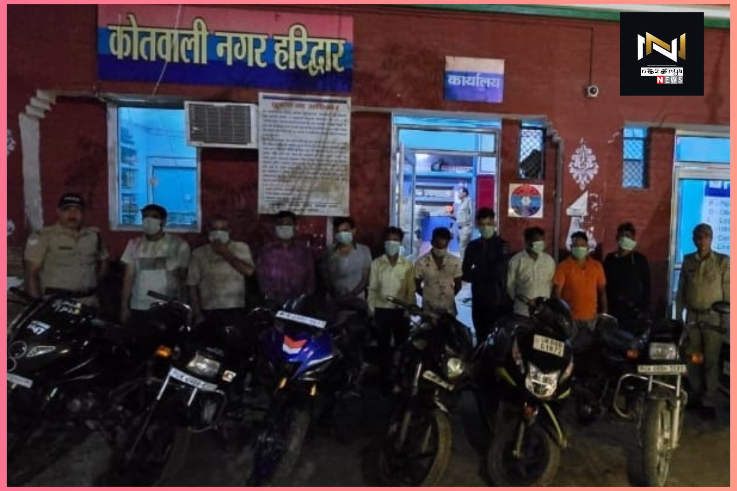 Haridwar: शराब पीकर गाडी चलाने वालो के खिलाफ पुलिस की कार्रवाई, ग्यारह वाहन सीज