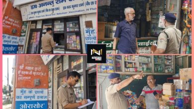 Haridwar: पुलिस ने मेडिकल स्टोरो में लगे सीसीटीवी कैमरों का किया निरीक्षण,14 मेडकल स्टोरो का किया चालान