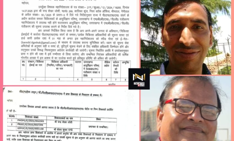 Uttarakhand: स्वास्थ्य विभाग में पारदर्शिता की दिशा में बड़ा कदम, आर.टी.आई. एक्टिविस्टों की मुहिम रंग लाई