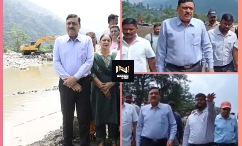 Uttarakhand: गढ़वाल कमिश्नर विनय शंकर पांडेय ने आपदाग्रस्त मालदेवता इलाके का लिया जायजा