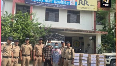 Kaliyar: अवैध नशा तस्करी के खिलाफ पुलिस कार्यवाही, 222 पेटी देशी शराब के साथ दो गिरफ्तार