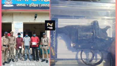 Haridwar: 72 घण्टे मे किया हत्या का खुलासा, गोली मारकर फरार हुए तीन आरोपियों को पुलिस ने किया गिरफ्तार
