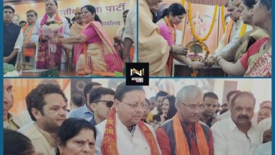 Roorkee: मुख्यमंत्री धामी ने किया भाजपा जिला कार्यालय का भव्य उद्घाटन
