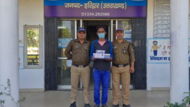 Haridwar: हिस्ट्रीशीटर सींटू गिरफ्तार , नशीले इंजेक्शनों की खेप बरामद