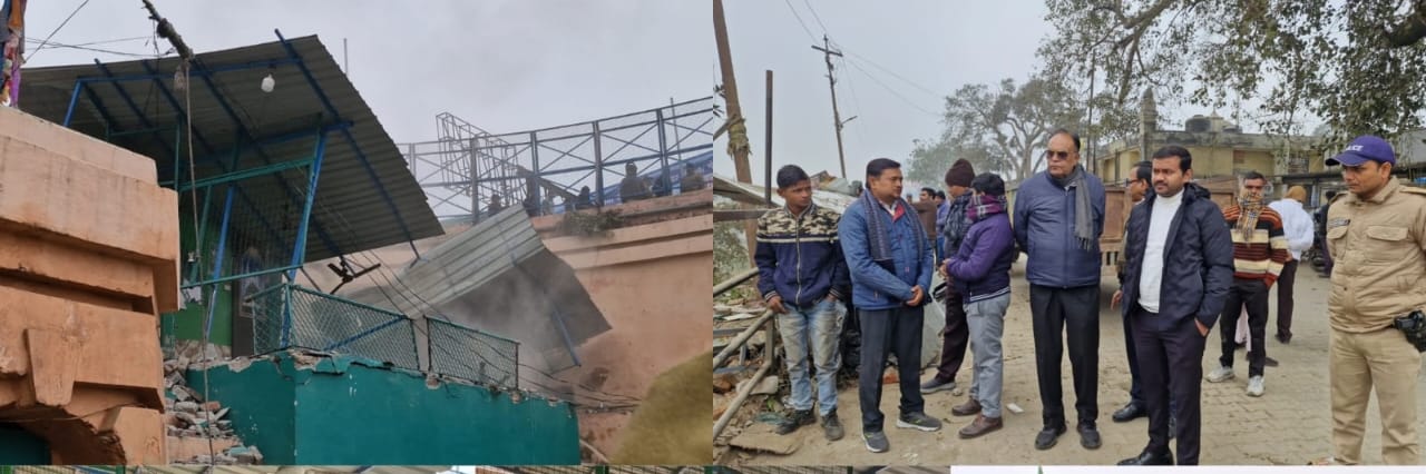 Kaliyar: प्रशासन, पुलिस और यूपी सिंचाई विभाग की संयुक्त कार्रवाई, कलियर में नहर किनारे से अवैध मजार हटाई